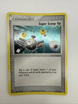 Super Scoop Up 99/112 EX FireRed & LeafGreen Reverse Holo Uncommon Pokemon Card - Image 3