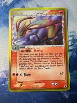 Pokemon Card - Milotic (Delta Species) Dragon Frontiers 5/101 Holo Rare 2006 LP - Image 1