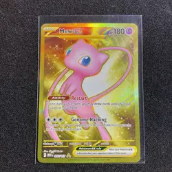 Mew 205/165 Scarlet & Violet 151 Full Art Gold Hyper Rare Pokemon Card - Image 1