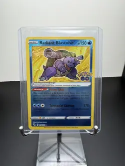 Pokemon TCG Radiant Blastoise Holo Rare Card 018/078 Condition - Image 1