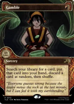 Gamble (Showcase) 312 TLE Avatar: The Last Airbender: Eternal-Legal NM - Image 1