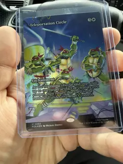 Magic: The Gathering Teleportation Circle Holo Foil TMNT:MTCG - Image 2