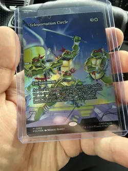 Magic: The Gathering Teleportation Circle Holo Foil TMNT:MTCG - Image 3