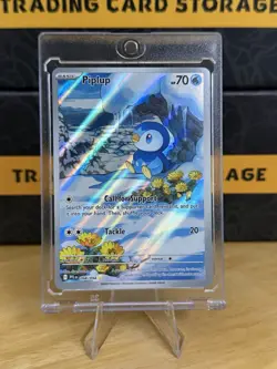 Pokemon TCG Piplup 098/094 Illustration Rare Full Art ME02 Phantasmal Flames NM - Image 1