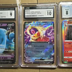 Japanese Pokemon CGC Lot - Wobbuffet V 9 Sword Jynx Ex 10 Charizard Go 8 - Image 3