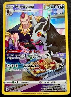 Pokemon TCG: 2022 Mightyena TG09/TG30-ULTRA RARE HOLO-Astral Radiance Trainer - Image 1