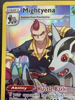 Pokemon TCG: 2022 Mightyena TG09/TG30-ULTRA RARE HOLO-Astral Radiance Trainer - Image 5