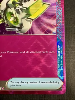 Pokemon TCG: 2025 Scoop Up Cyclone 128/131 PINK STAR HOLO-Prismatic Evolutions - Image 3