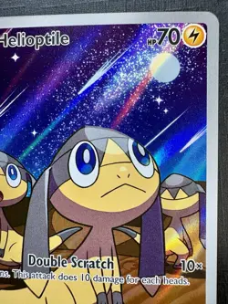 Pokemon TCG: 2025 Helioptile 143/132-ILLUSTRATION RARE HOLO-Mega Evolution - Image 2