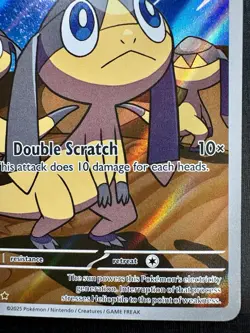 Pokemon TCG: 2025 Helioptile 143/132-ILLUSTRATION RARE HOLO-Mega Evolution - Image 3