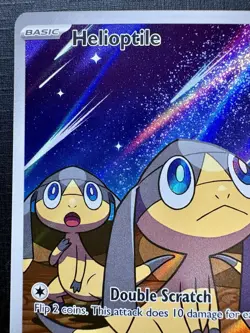 Pokemon TCG: 2025 Helioptile 143/132-ILLUSTRATION RARE HOLO-Mega Evolution - Image 5