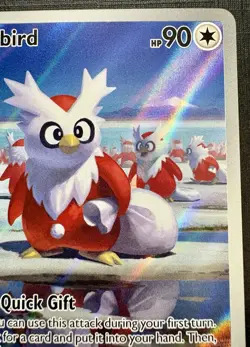 Delibird 152/132: ILLUSTRATION RARE HOLO: Mega Evolution-2025 Pokemon TCG - Image 2