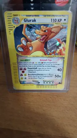 Glurak 146/144 Kristall Holo Skyridge German Pokemon - Image 1