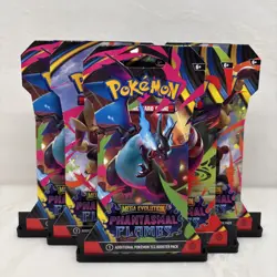 Pokemon TCG Mega Evolution Phantasmal Flames Booster Pack Factory Sealed - Image 1