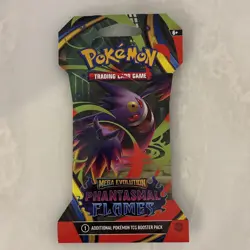 Pokemon TCG Mega Evolution Phantasmal Flames Booster Pack Factory Sealed - Image 4