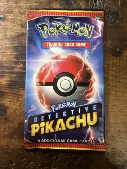 POKEMON TCG! 1 DETECTIVE PIKACHU SEALED BOOSTER PACK BRAND NEW - Image 1