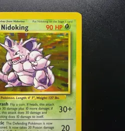 Pokemon TCG Nidoking Base Set Unlimited Holo 11/102 WOTC 1999 LP-NM - Image 5