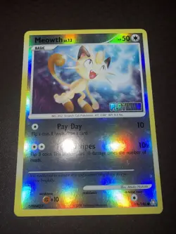 Pokemon! Meowth - Burger King Promo - Reverse Holo - 106/146- NM! - Image 2