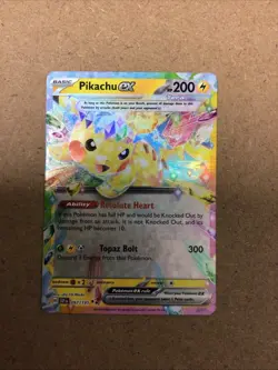 Pikachu ex #57/191 Double Rare SV: Surging Sparks Pokemon TCG NM - Image 1