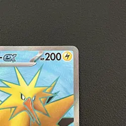 Pokemon TCG Japanese Zapdos ex Pokemon 151 194/165 Secret Rare Holo - NM - Image 3