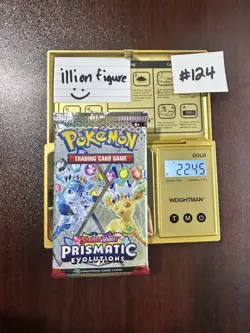 VERY HEAVY! GOD PACKUUU 22.45g Prismatic Evolutions Pokemon TCG Booster (SEALED) - Image 1
