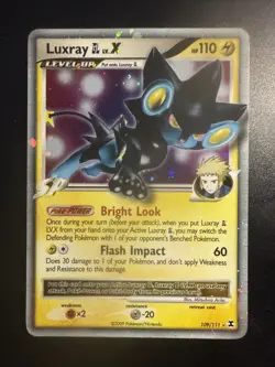 Pokemon Rising Rivals Luxray Lv.X Holo #109 NM - Image 1