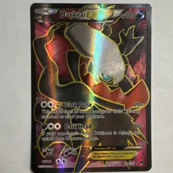 Pokemon Darkrai EX 118/122 Breakpoint Ultra Rare Full Art Holo Basic 180 HP - Image 1
