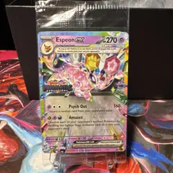 Espeon Ex 034/131 Stamped Prismatic Evolutions Surprise Box Promo Pokemon Sealed - Image 1