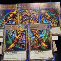 Yugioh Exodia Complete QCR Secret Rare SET 25th Anniversary Collection/ NM/MINT - Image 1