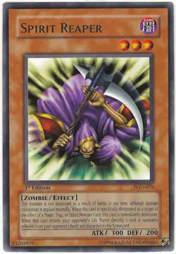 Yu-Gi-Oh! Spirit Reaper Rare 1st Edition PGD-076 NM - Image 1