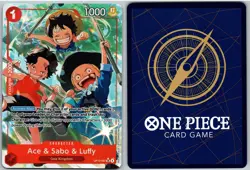 Ace & Sabo & Luffy (Alternate Art) OP13-007 Carrying On His Will One Piece NM - Image 3