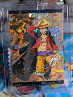 One Piece Wafer Card Monkey D. Luffy No.9-02 Wano Country LOG.33 BANDAI Japan - Image 1