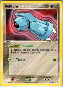 Beldum 28/101 Non Holo Hidden Legends - Pokemon Card - NM - Image 1