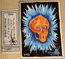 MTG ARTIST PROOF Spanish Celestial Sword AP Sketch Art Amy WEBER Magic - Image 1