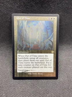 Out of Time, Modern Horizons 2, Retro Frame Foil Etched, MTG, Near Mint - Image 1