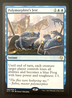 MTG Polymorphist's Jest - Commander 2017 Magic the Gathering Non Foil - Image 1