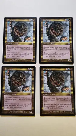 Psychatog x4 Odyssey MTG Magic Light Play to Near Mint - Image 1