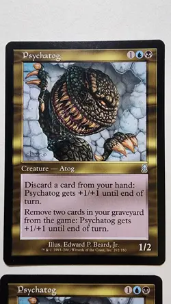 Psychatog x4 Odyssey MTG Magic Light Play to Near Mint - Image 2