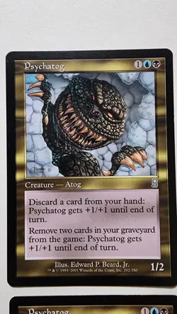 Psychatog x4 Odyssey MTG Magic Light Play to Near Mint - Image 3