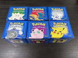 Pokemon 23k Burger King Gold Plated Trading Card Set Of 6 Blue Box Version - Image 1