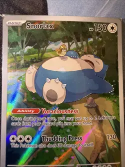 Pokemon TCG Snorlax 051 SV Scarlet & Violet 151 Promo Card Sealed - Image 3