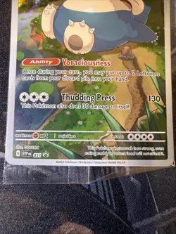 Pokemon TCG Snorlax 051 SV Scarlet & Violet 151 Promo Card Sealed - Image 4