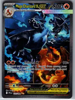 Mega Charizard X ex 125/094 SIR ME02: Phantasmal Flames - Pokemon Card - NM - Image 1