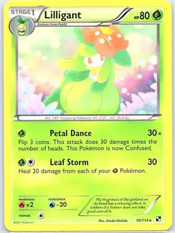 Lilligant 10/114 Non Holo Black and White - Pokemon Card - NM - Image 1