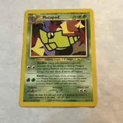Metapod Pokemon Card 42/75 Neo Discovery Pokemon NM WOTC VTG - Image 1