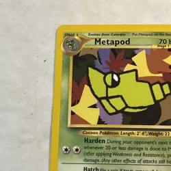 Metapod Pokemon Card 42/75 Neo Discovery Pokemon NM WOTC VTG - Image 2