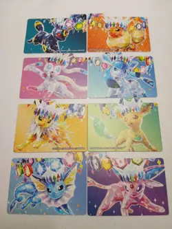 Pokemon Eeveelution Card Dividers (8 Dividers Prismatic Evolutions Surprise Box) - Image 1