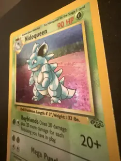 Pokemon TCG Nidoqueen Jungle 7/64 Holo Unlimited Holo Rare - Image 3