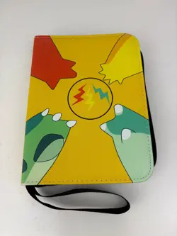 Empty Pokemon Trading Card Binder Card Case Album Collection 4-Pocket Starters - Image 1