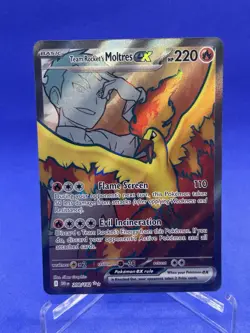 Pokemon TCG Team Rockets Moltres EX Destined Rivals 208/182 NearMint Condition - Image 1